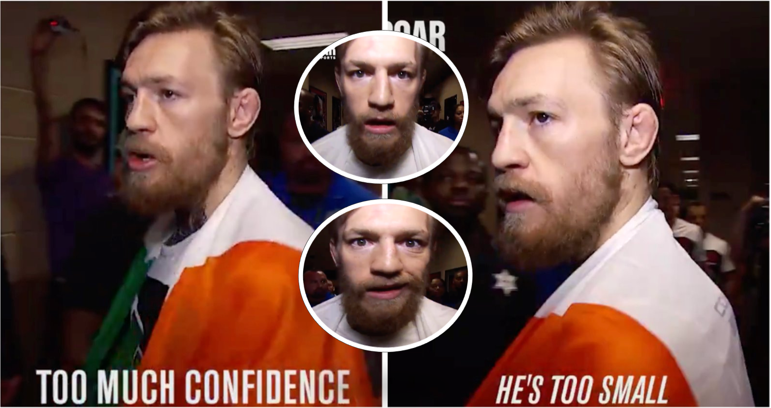 Conor McGregor psyching himself up backstage for fight at UFC 189 is intense