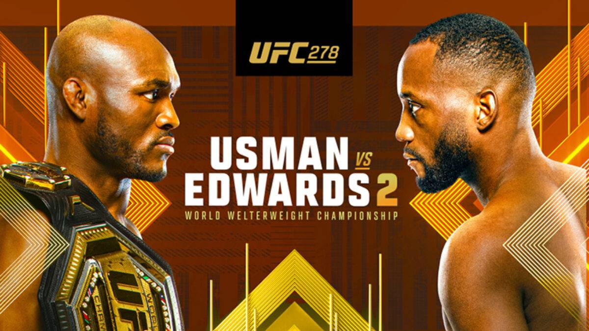 UFC 278 Poster Usman vs Edwards 2