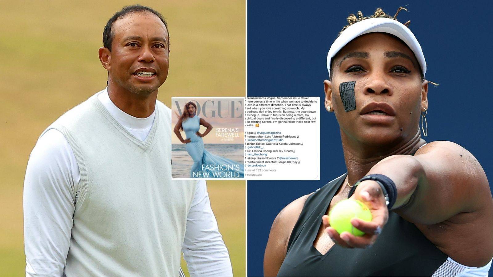 Serena Williams, Tiger Woods