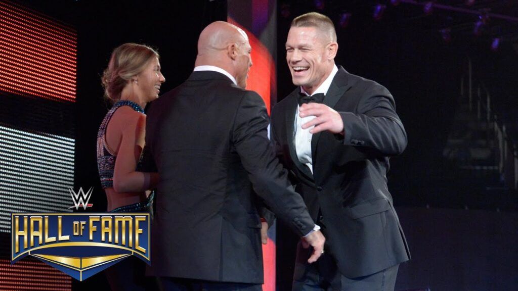 John Cena and Kurt Angle in 2017