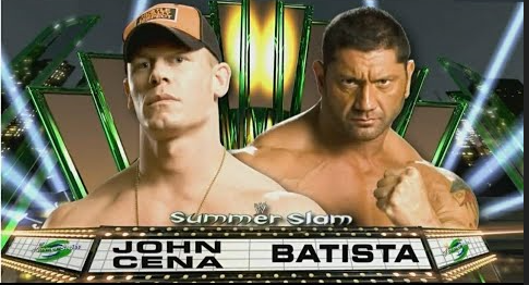 Batista v John Cena also took place at SummerSlam