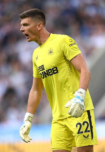 Pope playing for Newcastle.