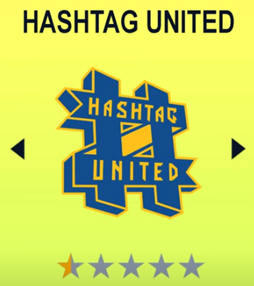Hashtag United create a club FIFA 23
