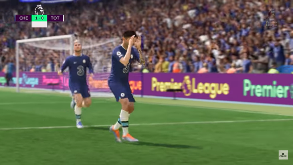 The Griddy celebration in FIFA 23
