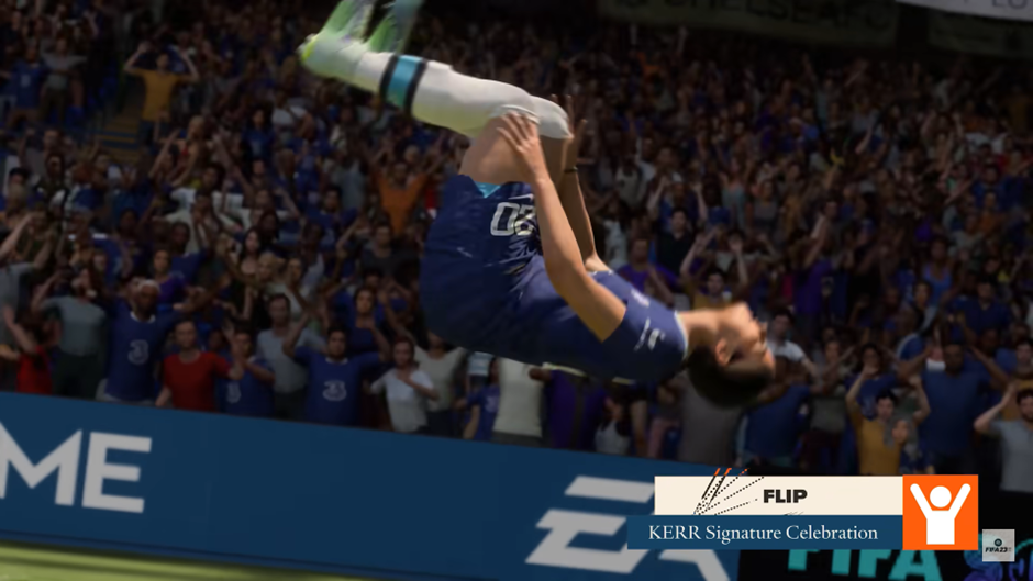 Flip celebration in FIFA 23