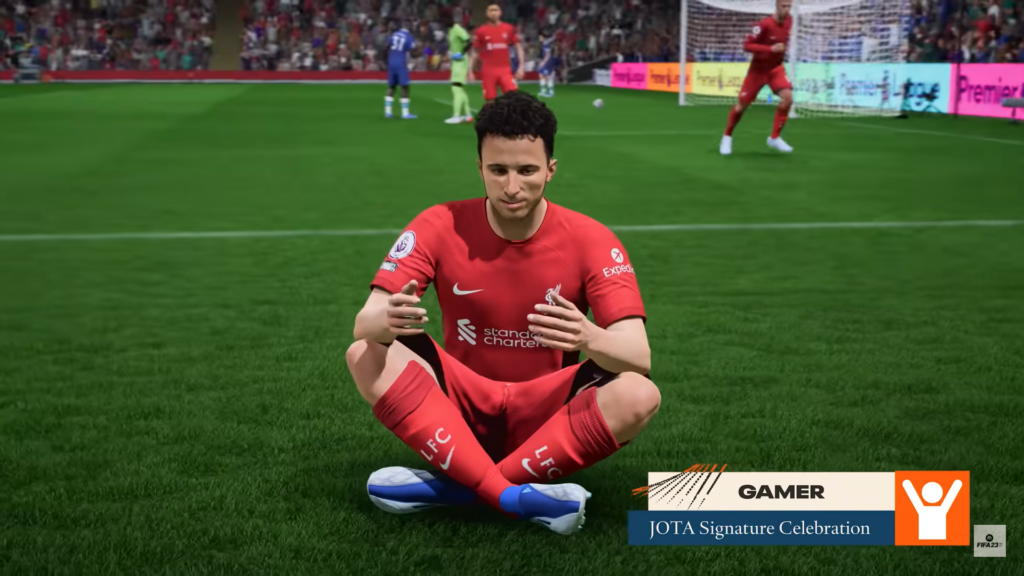 The gamer celebration in FIFA 23