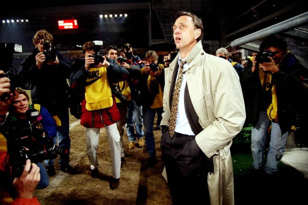 Johan Cruyff during his Barcelona career