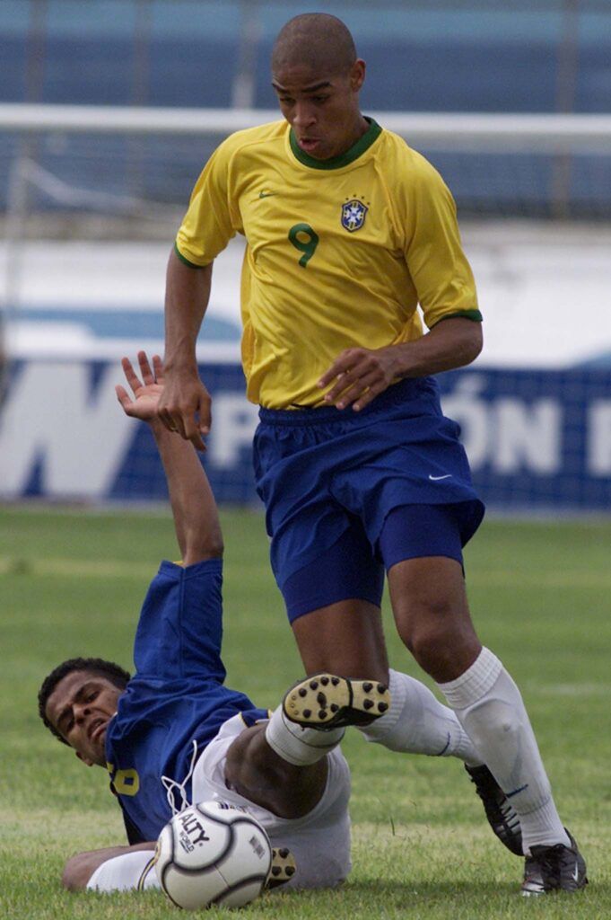 Adriano on Brazil duties.