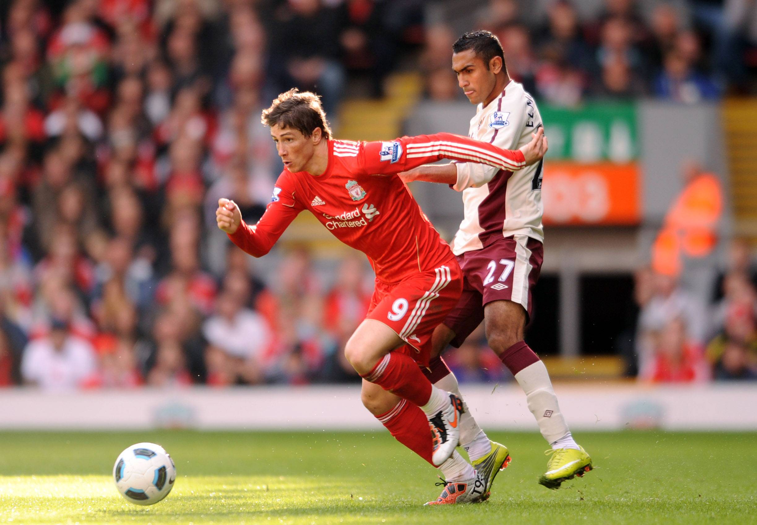 Torres in action for Liverpool.
