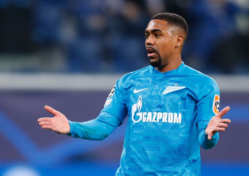 Malcom in action with Zenit
