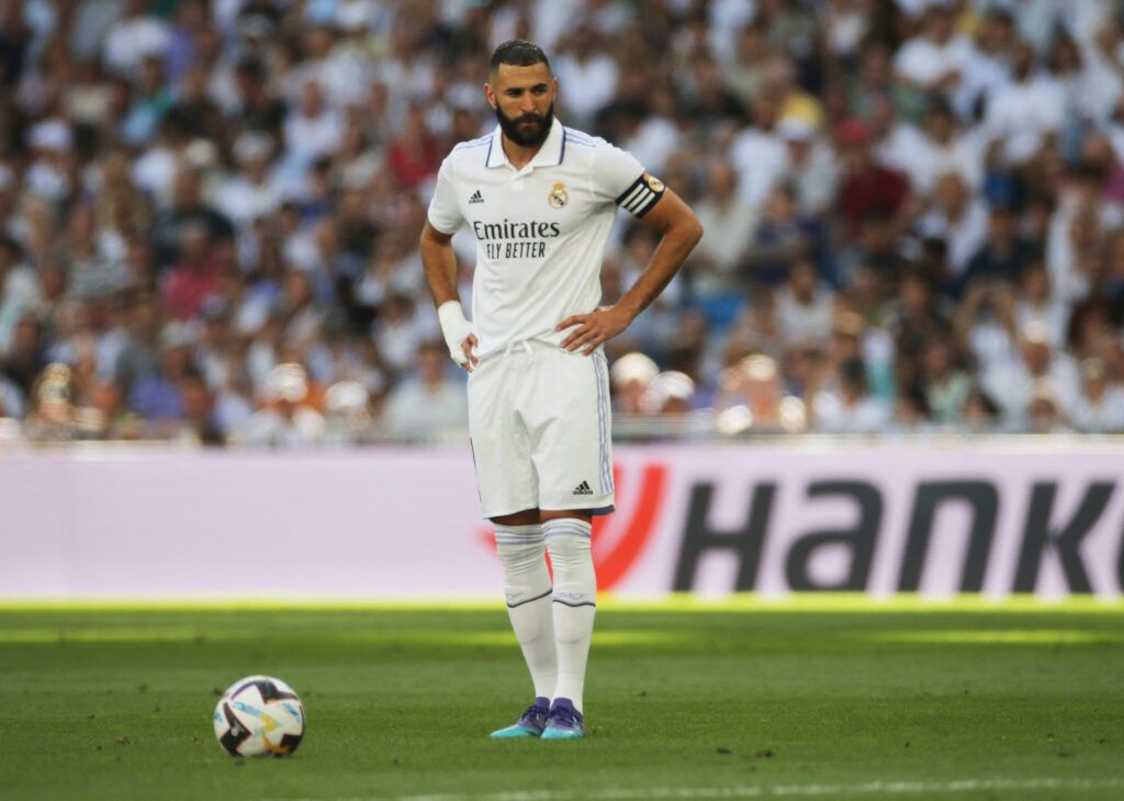 Karim Benzema in action with Real Madrid