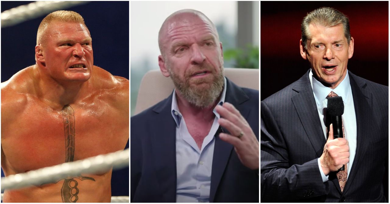 Triple H opens up on what happened backstage with Brock Lesnar after Vince McMahon...