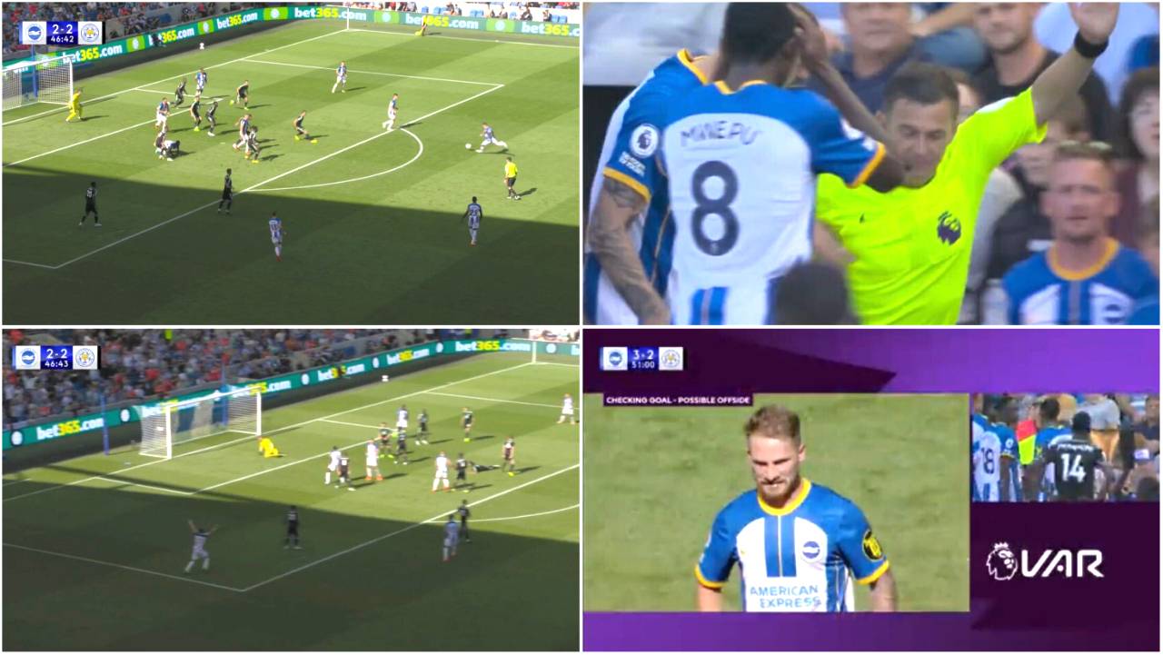 Everyone is fuming as Brighton’s Alexis Mac Allister is denied wonder goal vs Leicester by VAR