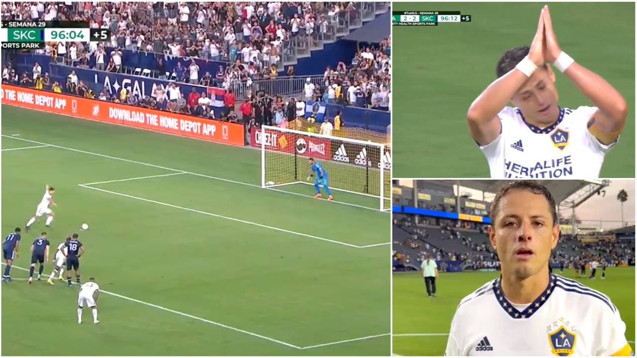 Chicharito spurns chance to complete hat-trick and win game for LA Galaxy with horrendous penalty