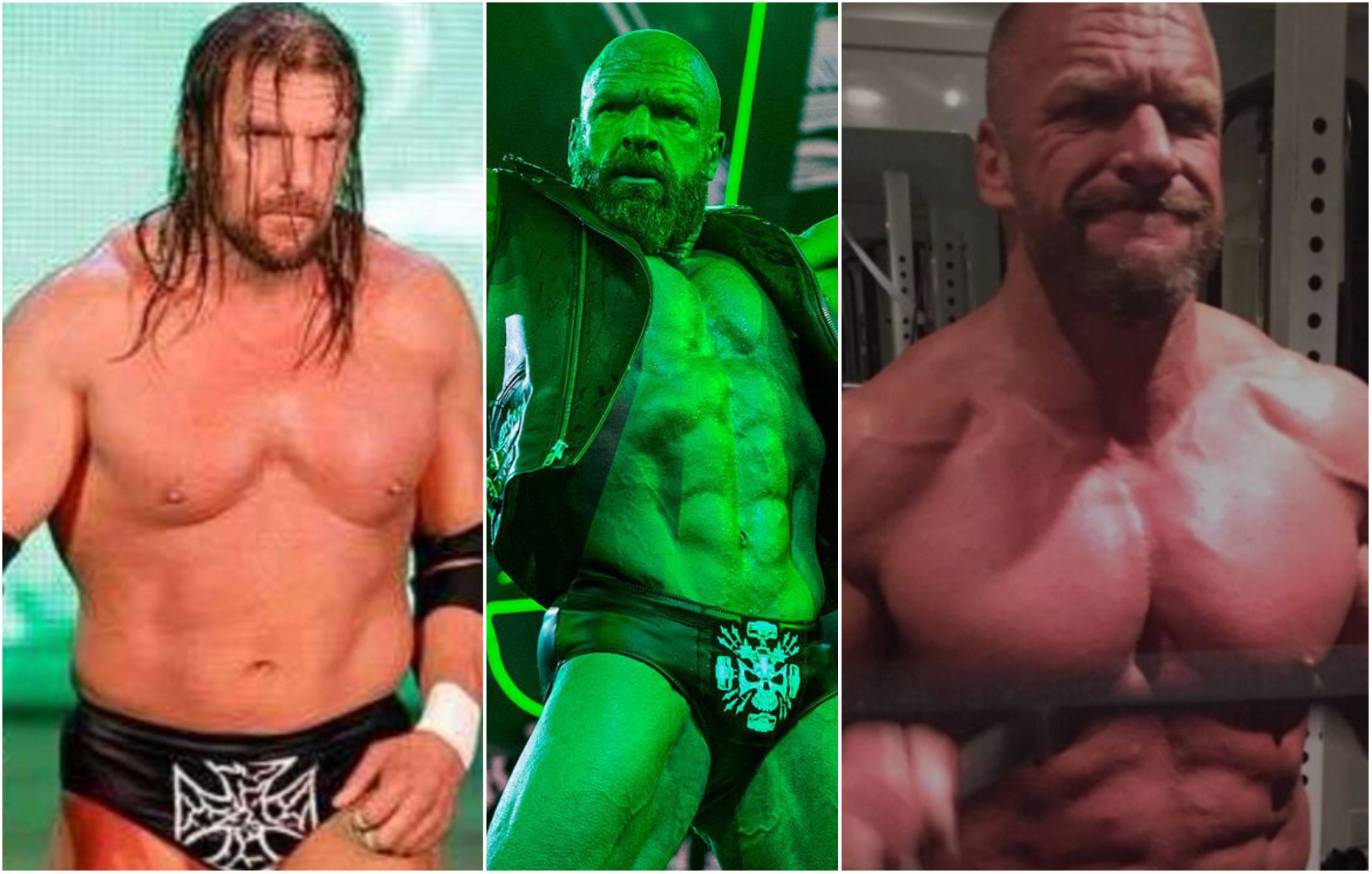 Triple H's body transformation was out of this world