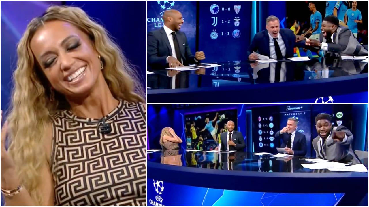 Micah Richards, Thierry Henry and Jamie Carragher turning tables on Kate Abdo is brilliant TV