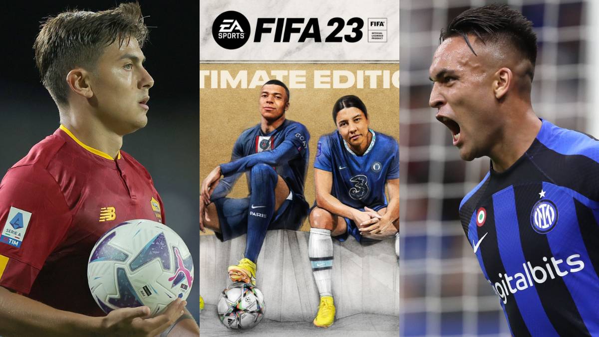 Dybala, Martinez and FIFA 23 cover