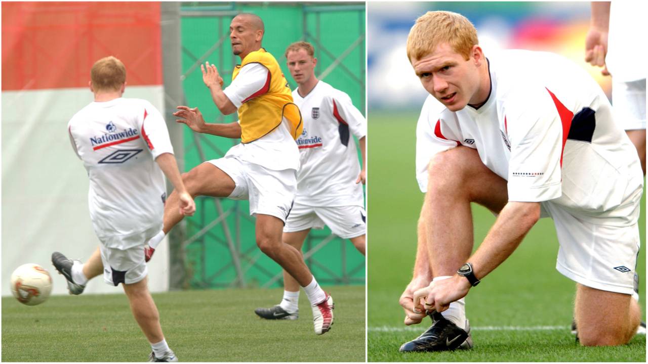Paul Scholes once received guard of honour from England players in training - he was that good