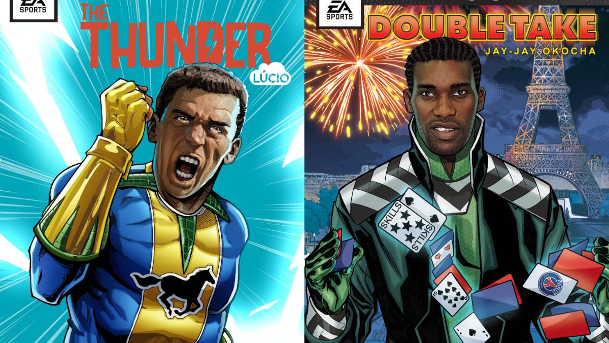 FUT Heroes Lucio and Jay-Jay Okocha in FIFA 23