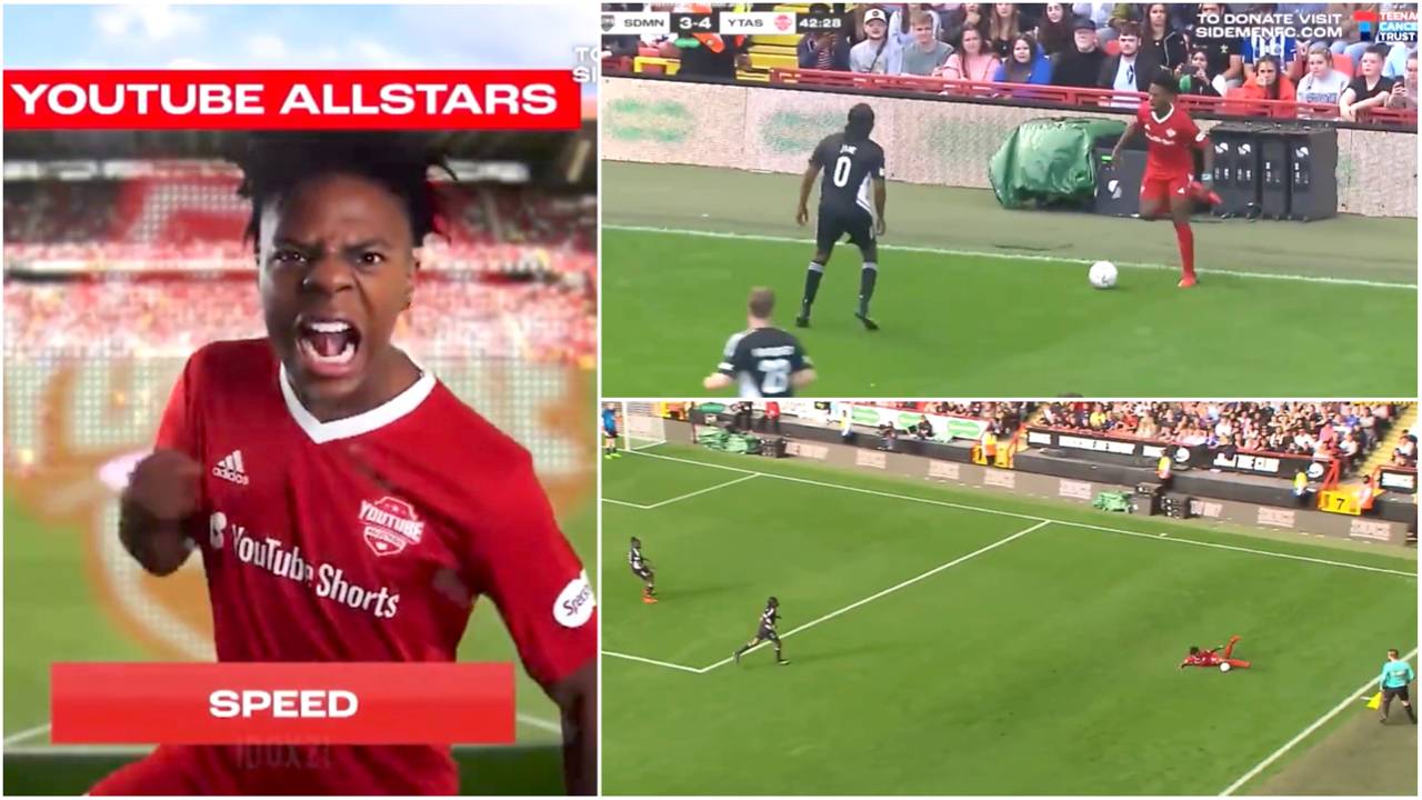 YouTuber Speed stole the show vs Sidemen FC - his individual highlights have now gone viral