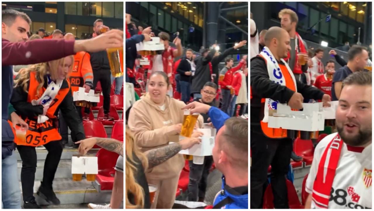 Copenhagen Give Free Beer To Travelling Sevilla Fans In UCL
