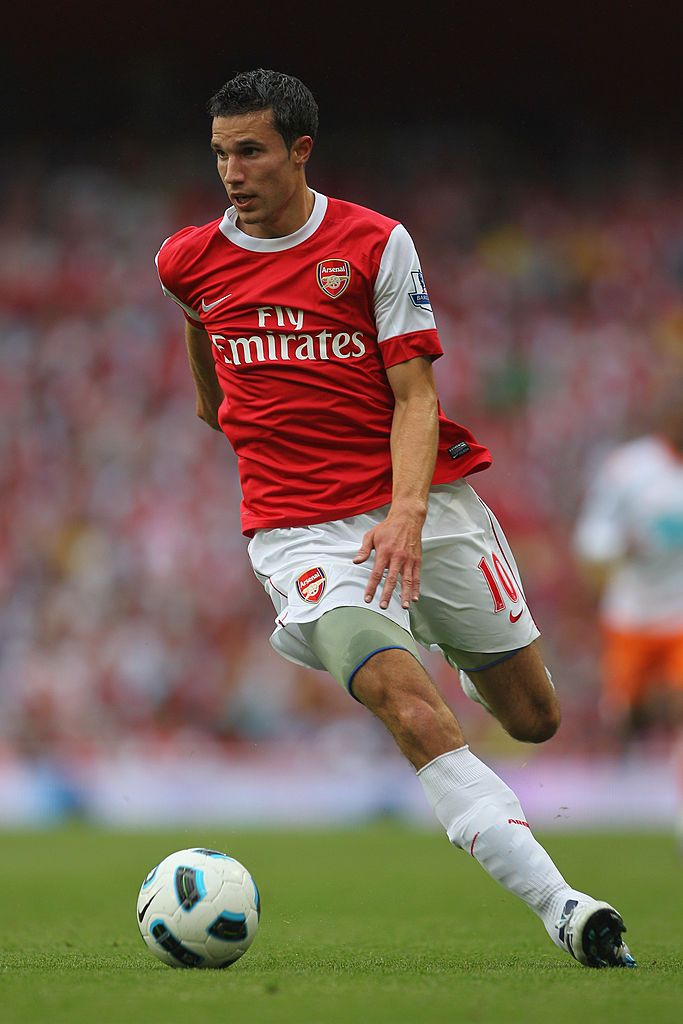 Robin van Persie in action for Arsenal