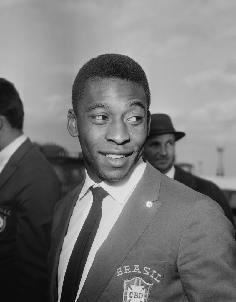 Pele with Brazil in 1963