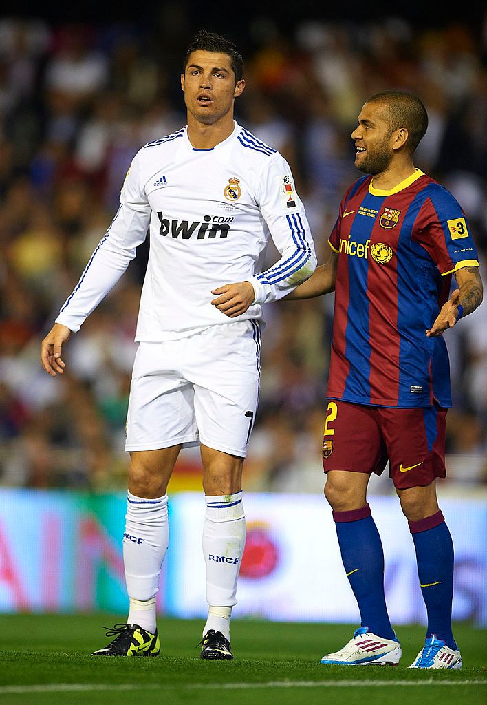 Cristiano Ronaldo and Dani Alves