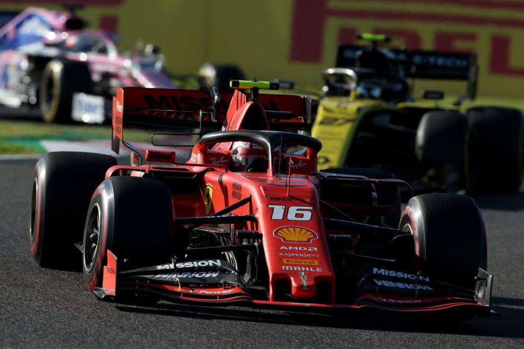 Charles Leclerc in the Japanese GP in 2019