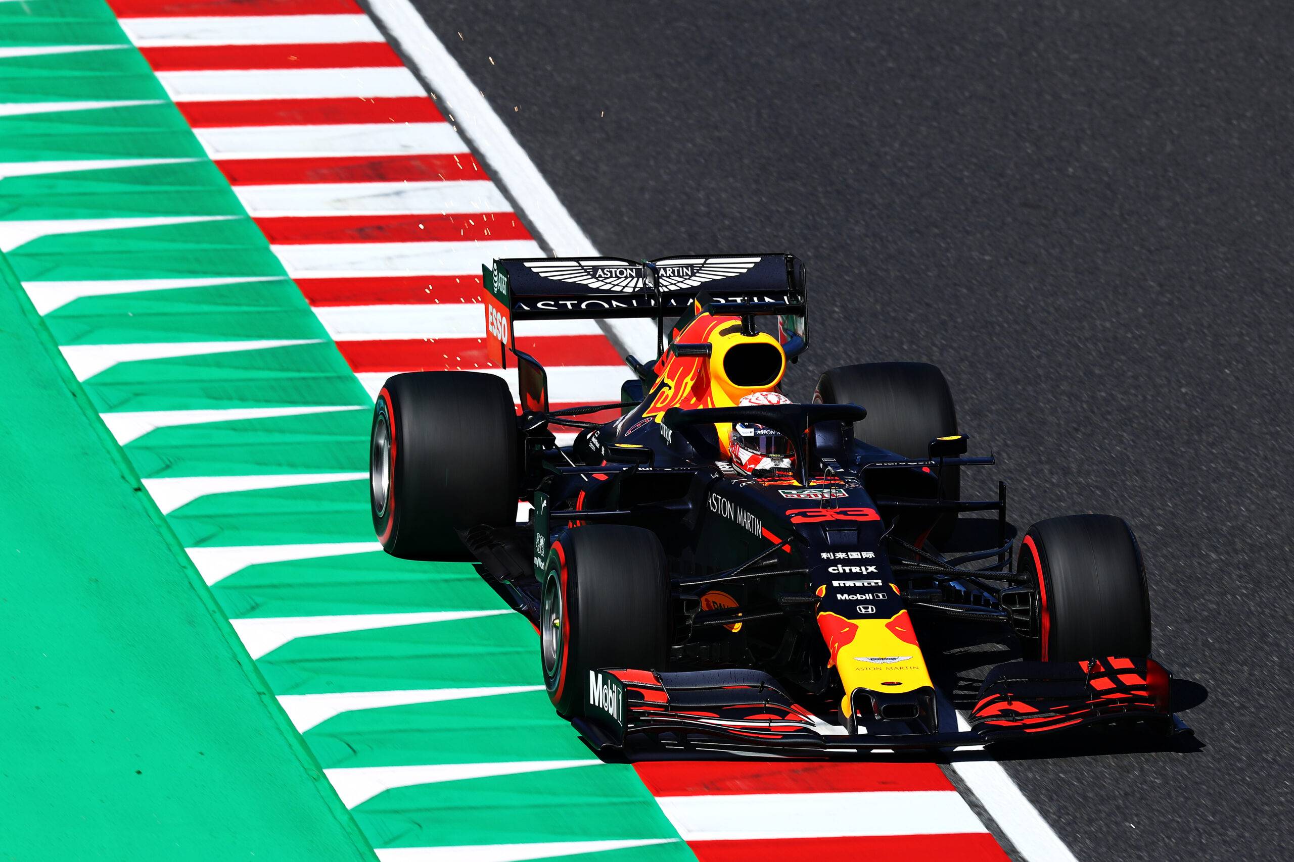 Max Verstappen in Japanese GP qualifying in 2019