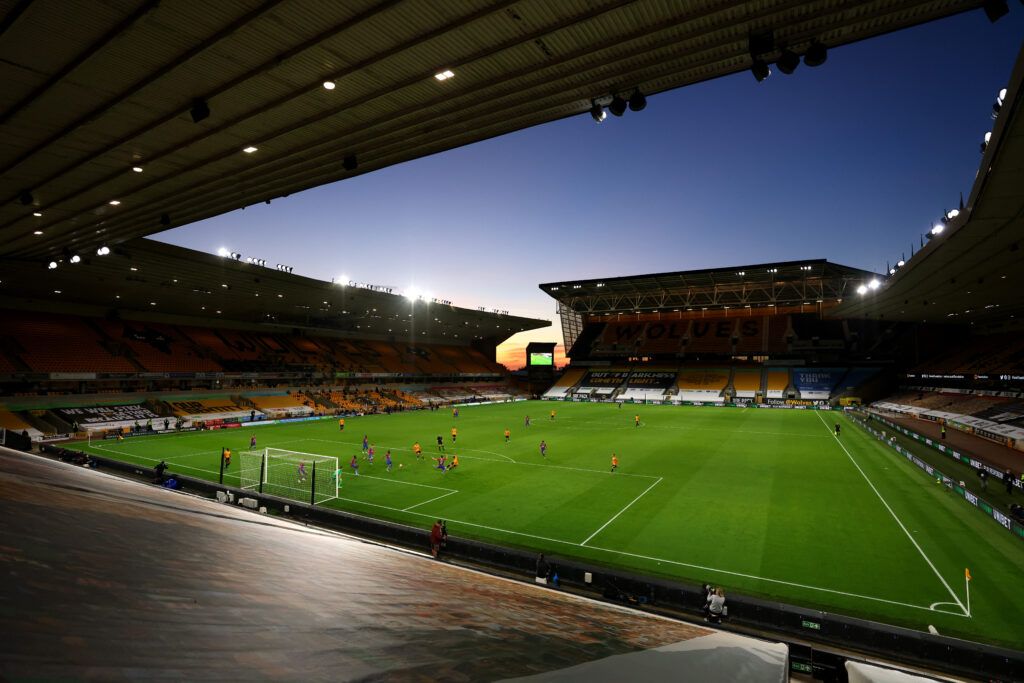 General view inside Molineux stadium 