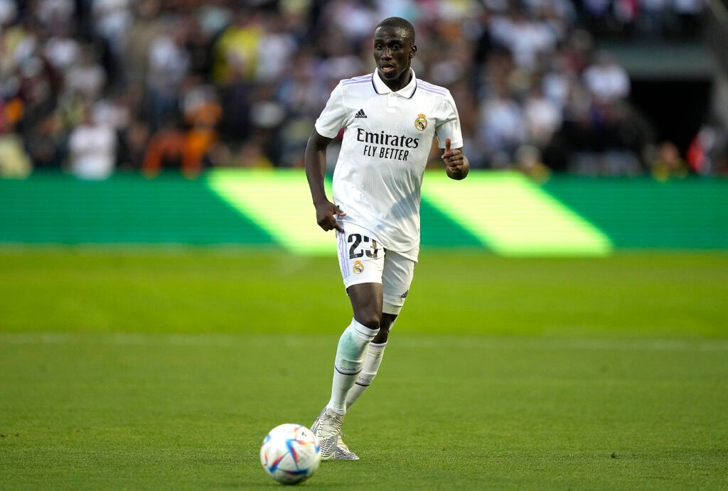 Ferland Mendy in action with Real Madrid