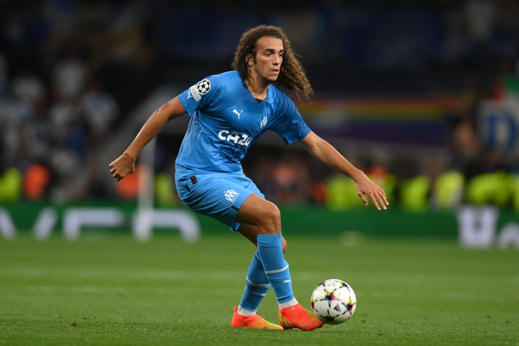 Matteo Guendouzi of Marseille in action during the UEFA Champions League group D match