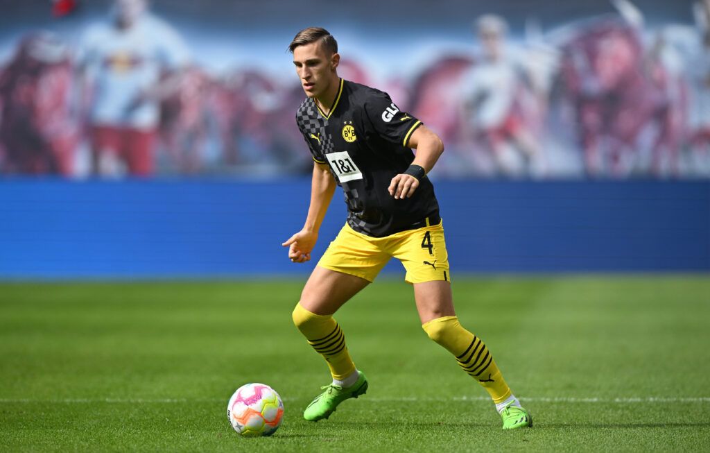 Nico Schlotterbeck of Dortmund in action during the Bundesliga