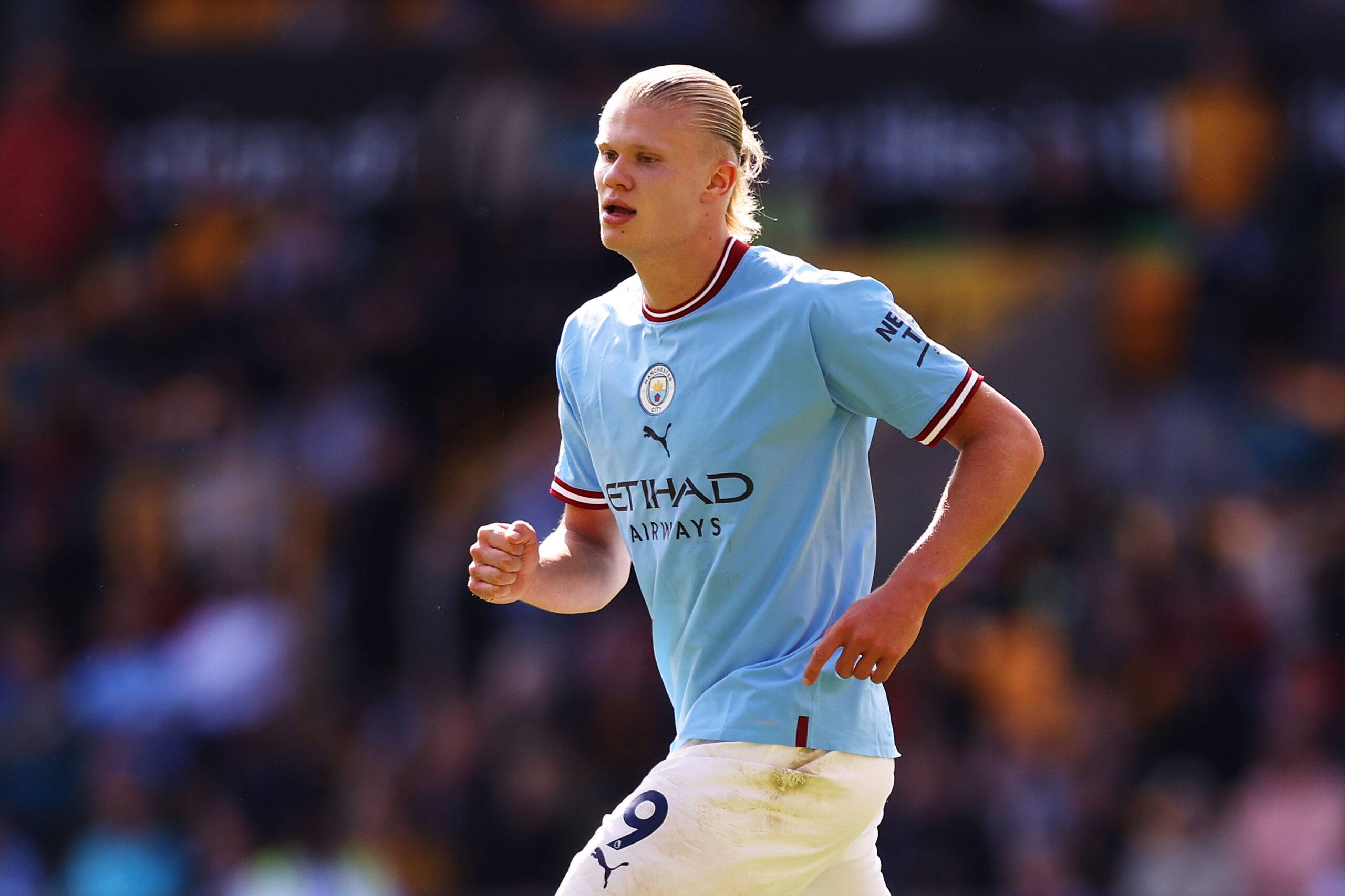 The moment Erling Haaland showed marking him is a total nightmare during Wolves 0-3 Man City
