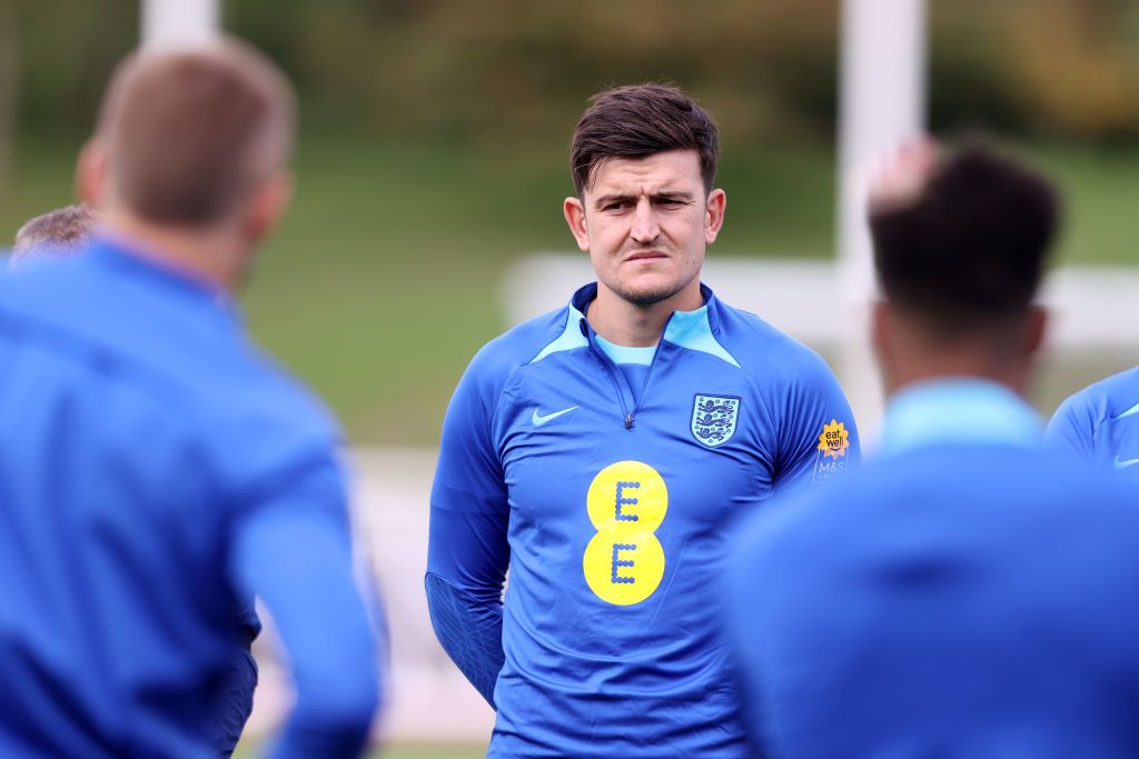Harry Maguire in England duty