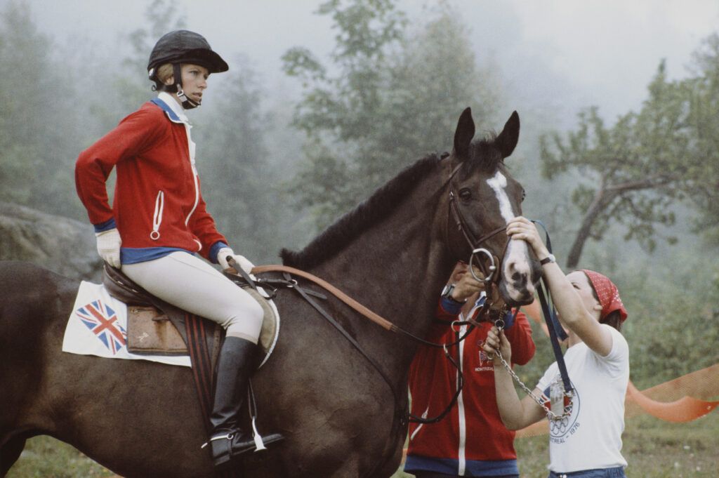 Princess Anne at the Montreal 1976 Olympic Games