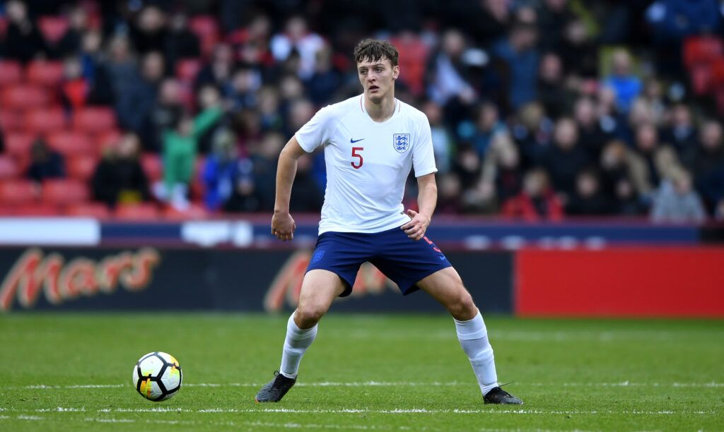 Dael Fry in action with England U21