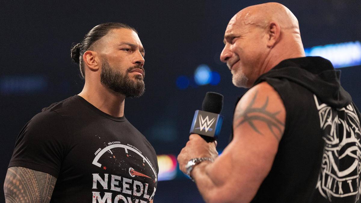 Roman Reigns and Goldberg feuded in 2022