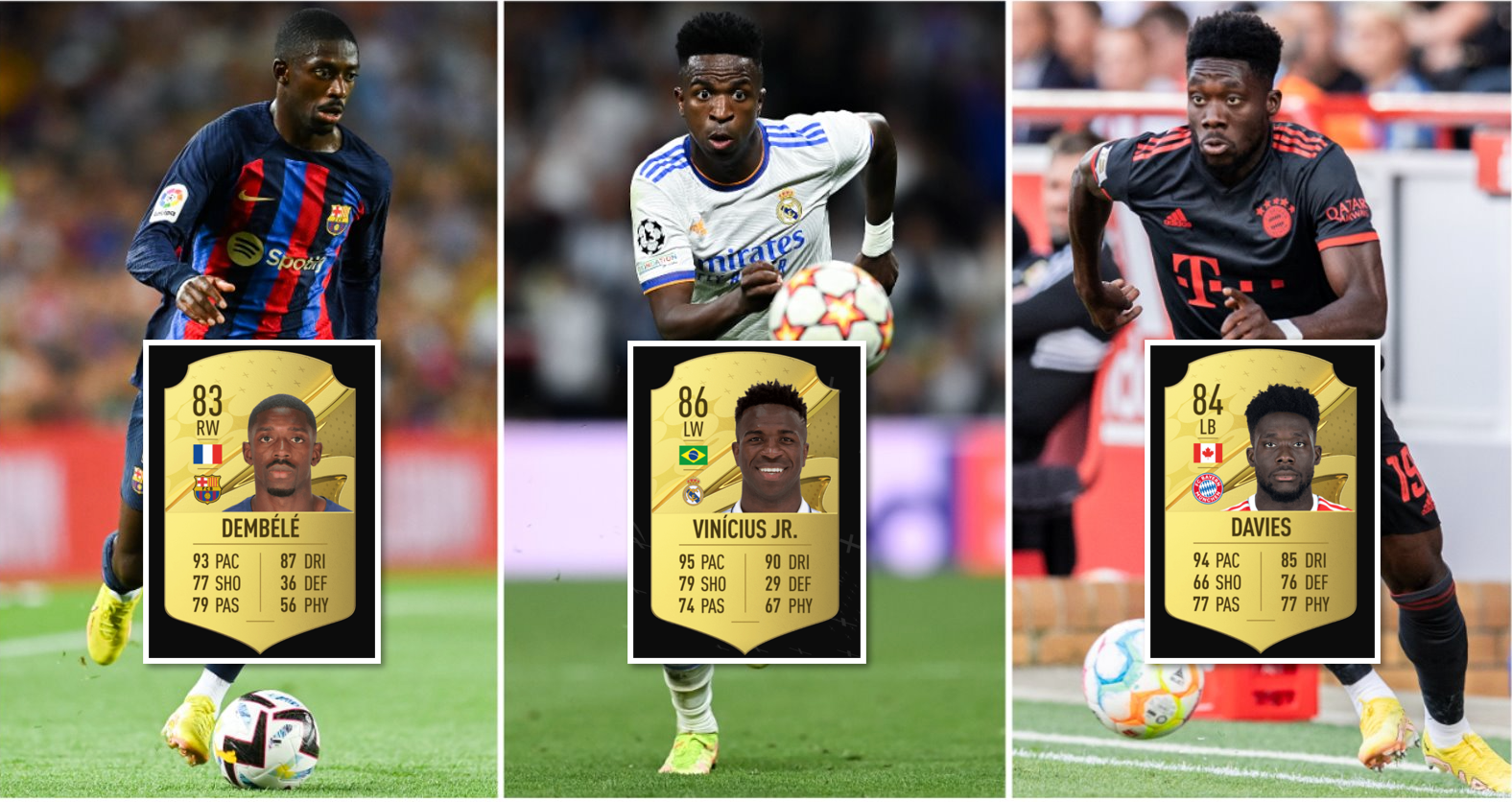 Mbappe, Vinicius, Dembele, Traore: FIFA 23's fastest players named