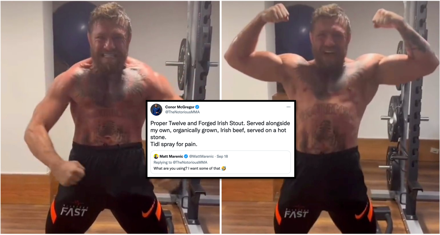 Conor McGregor responds to steroids accusation during UFC absence
