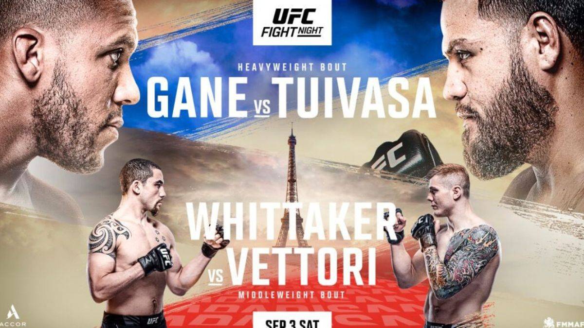 UFC Fight Night Paris Tai Tuivasa vs Ciryl Gane