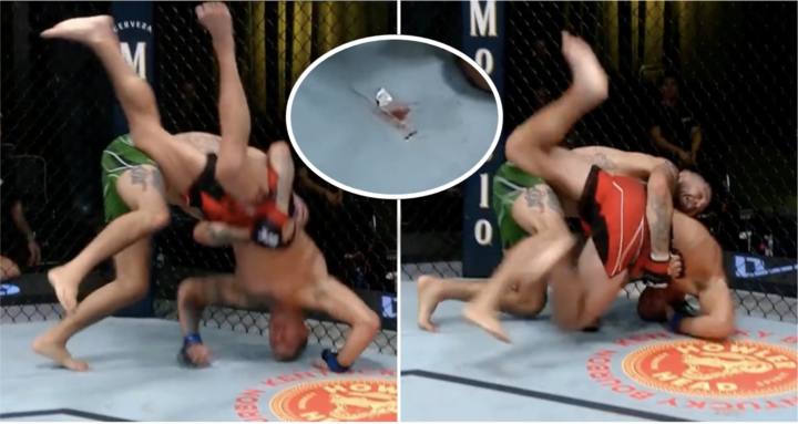 UFC Fighter Breaks Canvas After Being Spiked On His Head