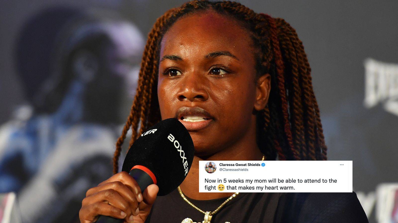 Claressa Shields reacts to new fight-date