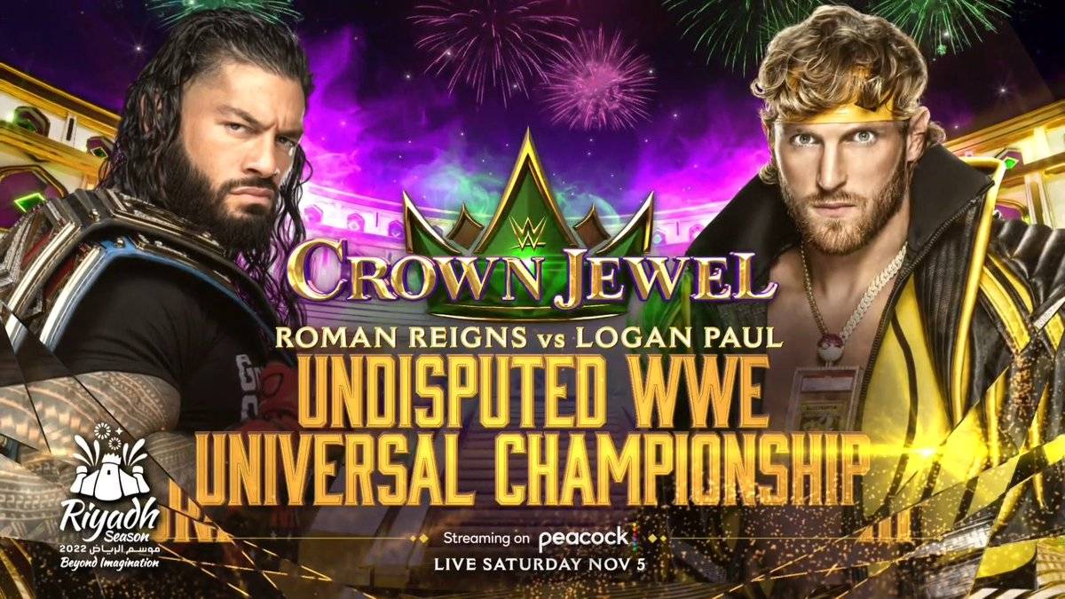 WWE Crown Jewel 2022 Reigns vs Paul