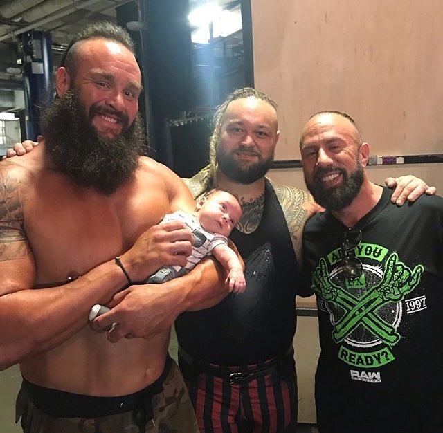 Braun Strowman is godfather to Bray's son Knash