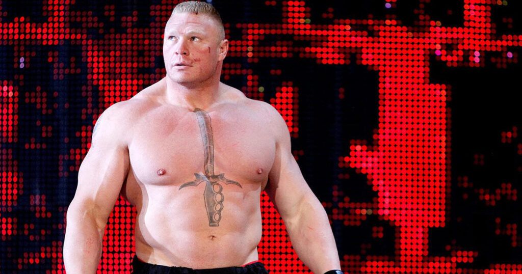 The meaning behind Brock Lesnar's sword tattoo