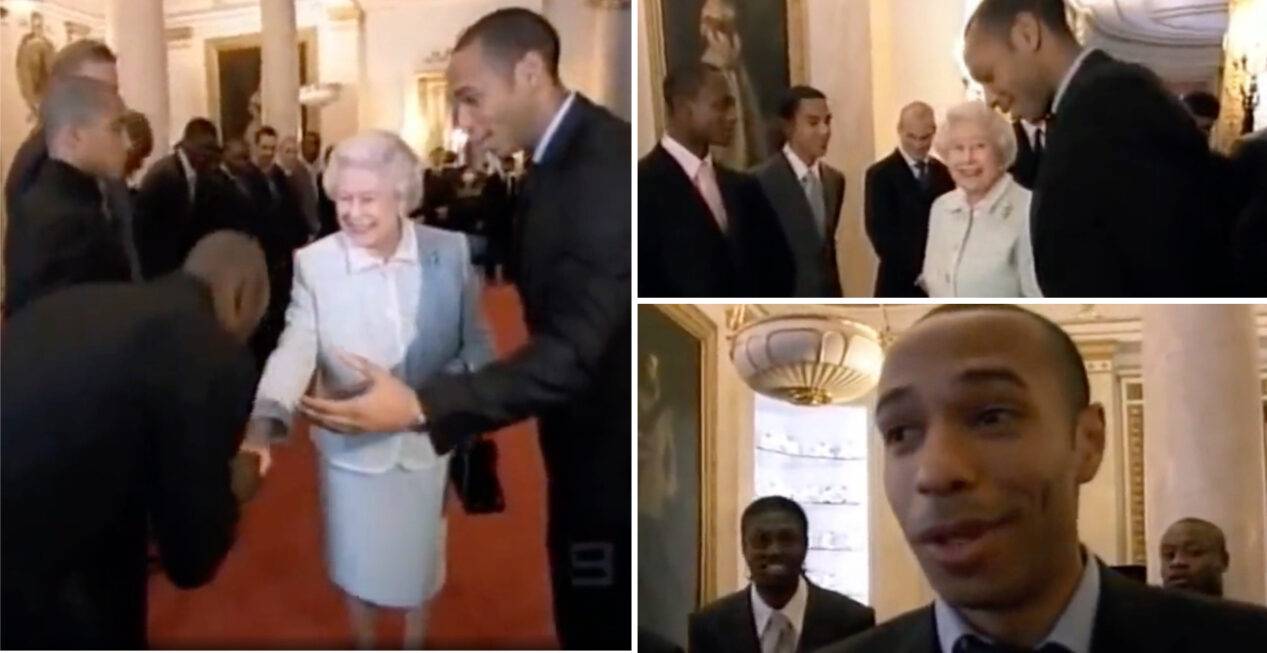 Arsenal meeting the Queen