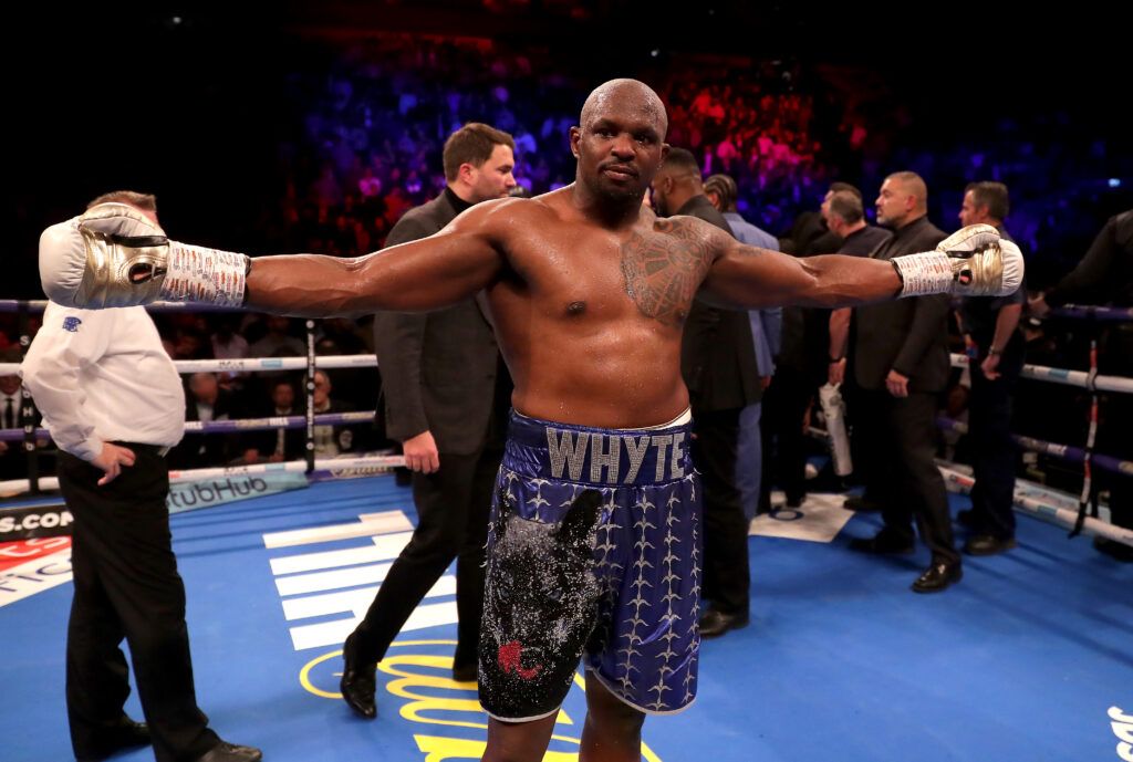 Dillian Whyte has urged Tyson Fury to 'chill out'