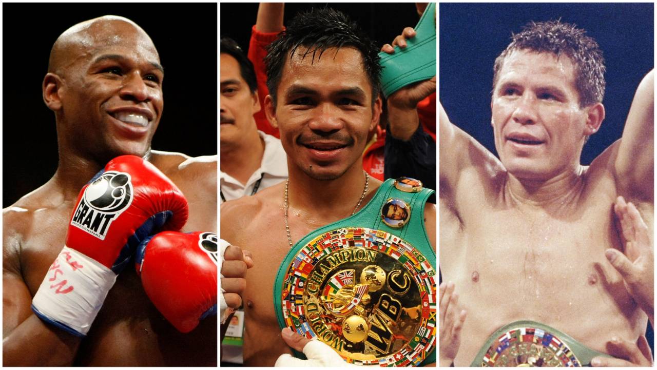 Floyd Mayweather, Manny Pacquiao, Julio Cesar Chavez